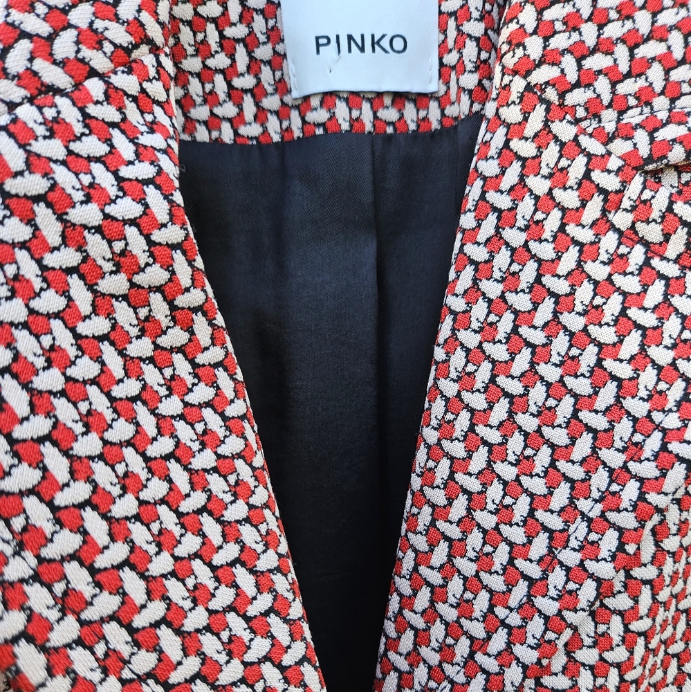 Pinko Tweed Fitted Blazer - Picture 3 of 6